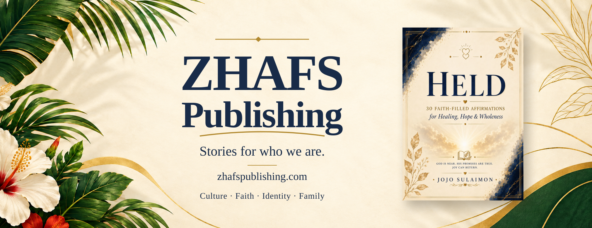 ZHAFS Publishing promotion featuring Held