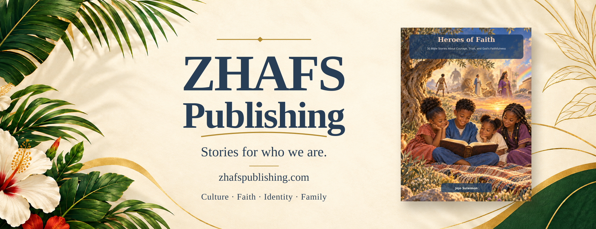 ZHAFS Publishing promotion featuring Heroes of Faith